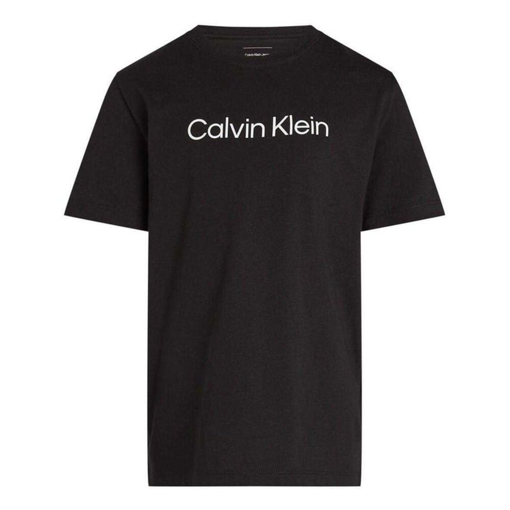 Calvin Klein Childrens/Kids Logo T-Shirt / Black